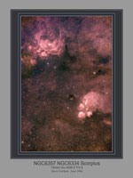 NGC6357 NGC6334 Scorpius